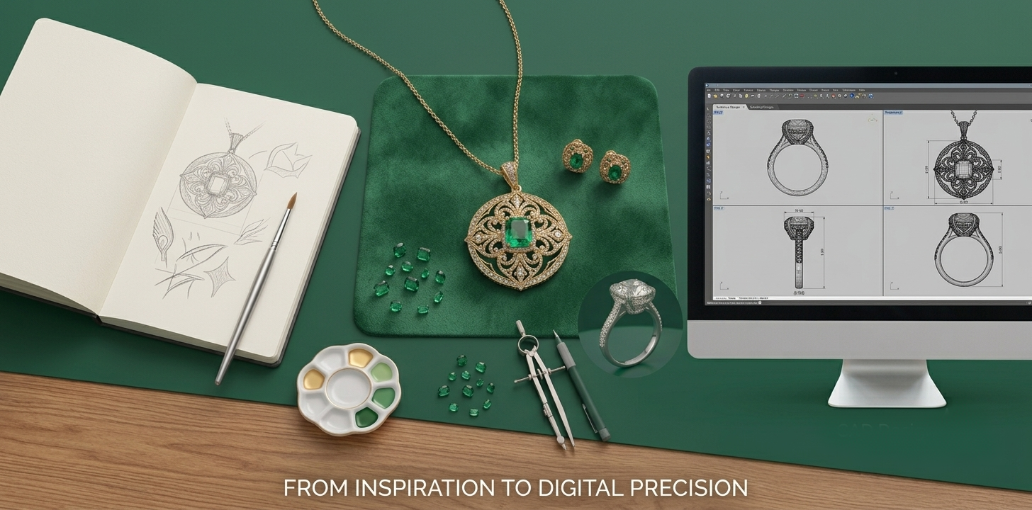 3D Jewelry Design Explained What the CAD File Holds